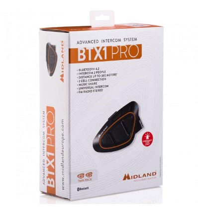 Interfono Bluetooth Midland BTX1 PRO doppio Interfono Bluetooth Midland BTX1 PRO doppio