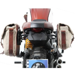 Valigie laterali in pelle e tessuto Hepco & Becker Legacy 8+11 litri Valigie laterali in pelle e tessuto Hepco & Becker Legacy 8+11 litri