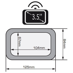 Porta smartphone e navigatori 3,5 pollici Givi S952B a sgancio rapido per manubrio moto Porta smartphone e navigatori 3,5 pollici Givi S952B a sgancio rapido per manubrio moto