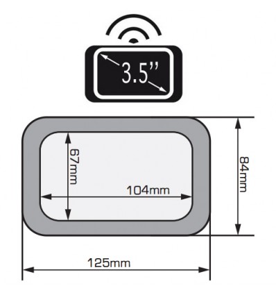 Porta smartphone e navigatori 3,5 pollici Givi S952B a sgancio rapido per manubrio moto Porta smartphone e navigatori 3,5 pollici Givi S952B a sgancio rapido per manubrio moto