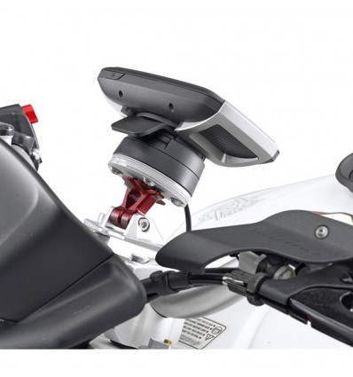 Supporto manubrio Givi STTR40 per navigatori Tom Tom Rider Supporto manubrio Givi STTR40 per navigatori Tom Tom Rider
