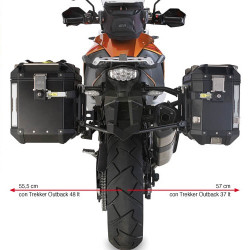 Portavaligie laterale Givi PL7703CAM Trekker Outback per KTM 1190 Adventure e Adventure R 11-14 Portavaligie laterale Givi PL7703CAM Trekker Outback per KTM 1190 Adventure e Adventure R 11-14