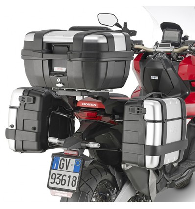 Portavaligie laterale Givi per valigie Monokey per Honda X-ADV 750 2017 Portavaligie laterale Givi per valigie Monokey per Honda X-ADV 750 2017