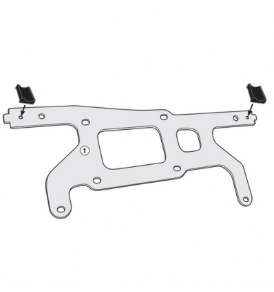 Kit Attacco Givi per Tool Box S250 su telai PL1156/58 per Honda X-ADV Kit Attacco Givi per Tool Box S250 su telai PL1156/58 per Honda X-ADV