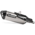 Marmitta Akrapovic Slip On Titanio omologata per Honda X-ADV 750 Marmitta Akrapovic Slip On Titanio omologata per Honda X-ADV 750