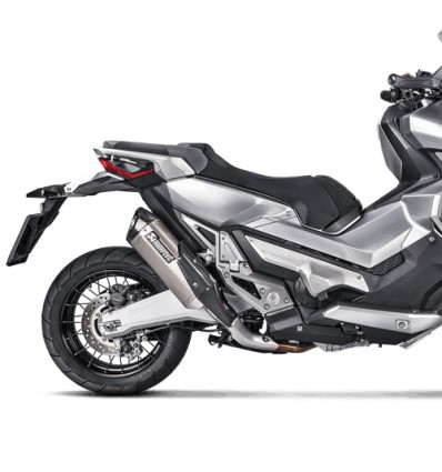 Marmitta Akrapovic Slip On Titanio omologata per Honda X-ADV 750 Marmitta Akrapovic Slip On Titanio omologata per Honda X-ADV 750