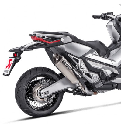 Marmitta Akrapovic Slip On Titanio omologata per Honda X-ADV 750 Marmitta Akrapovic Slip On Titanio omologata per Honda X-ADV 750