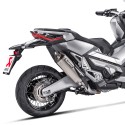 Marmitta Akrapovic Slip On Titanio omologata per Honda X-ADV 750 Marmitta Akrapovic Slip On Titanio omologata per Honda X-ADV 750