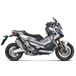 Marmitta Akrapovic Slip On Titanio omologata per Honda X-ADV 750 Marmitta Akrapovic Slip On Titanio omologata per Honda X-ADV 750