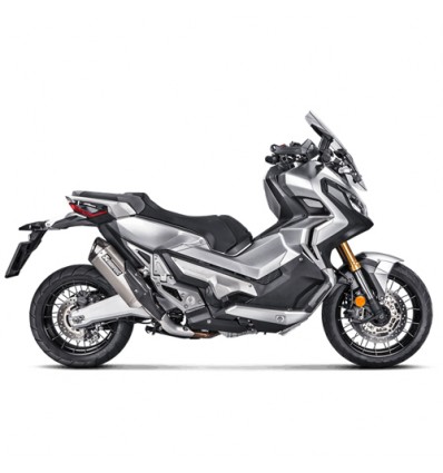 Marmitta Akrapovic Slip On Titanio omologata per Honda X-ADV 750 Marmitta Akrapovic Slip On Titanio omologata per Honda X-ADV 750