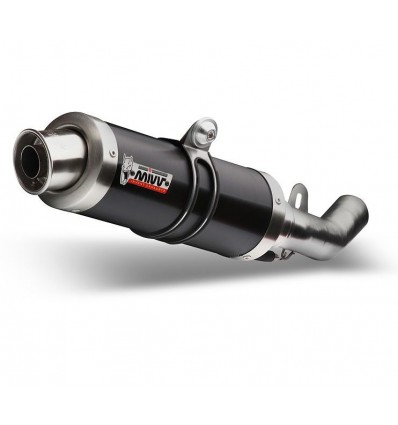 Marmitta Mivv Tondo Corto GP Steel Black per Honda X-ADV 750