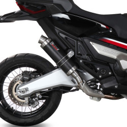 Marmitta Mivv Tondo Corto GP Steel Black per Honda X-ADV 750 Marmitta Mivv Tondo Corto GP Steel Black per Honda X-ADV 750