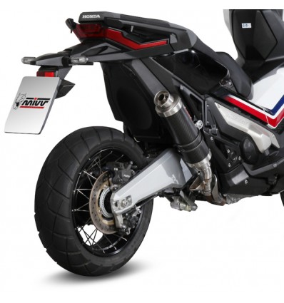 Marmitta Mivv Tondo Corto GP Steel Black per Honda X-ADV 750 Marmitta Mivv Tondo Corto GP Steel Black per Honda X-ADV 750