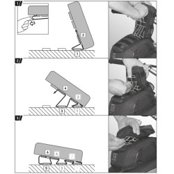 Tank strap SW-Motech linea Legend Gear per Kawasaki Vulcan S Tank strap SW-Motech linea Legend Gear per Kawasaki Vulcan S