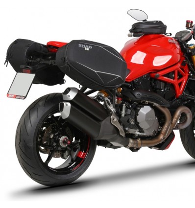Telaietti laterali Shad per borse morbide su Ducati Monster 797 e Supersport 937 Telaietti laterali Shad per borse morbide su Ducati Monster 797 e Supersport 937