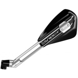 Specchio FAR da manubrio Viper 1 per Yamaha T-Max 500 08-11 nero e argento Specchio FAR da manubrio Viper 1 per Yamaha T-Max 500 08-11 nero e argento