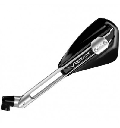 Specchio FAR da manubrio Viper 1 per Yamaha T-Max 500 08-11 nero e argento Specchio FAR da manubrio Viper 1 per Yamaha T-Max 500 08-11 nero e argento