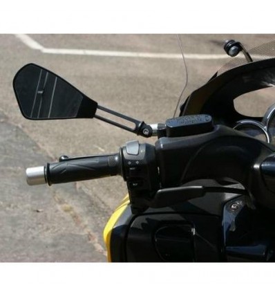 Specchio FAR da manubrio Viper 1 per Yamaha T-Max 500 08-11 nero e argento Specchio FAR da manubrio Viper 1 per Yamaha T-Max 500 08-11 nero e argento