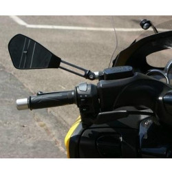 Specchio FAR da manubrio Viper 1 per Yamaha T-Max 500 08-11 nero