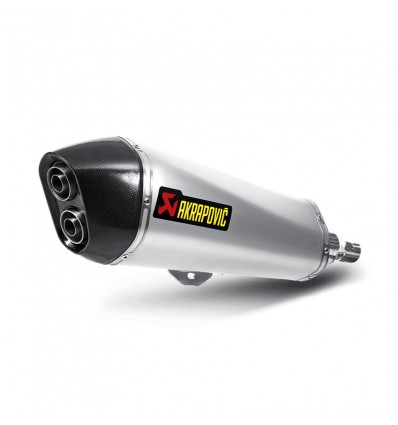 Marmitta Akrapovic Slip On Acciaio Inox omologata per Piaggio MP3 500/500LT 17-18 Marmitta Akrapovic Slip On Acciaio Inox omologata per Piaggio MP3 500/500LT 17-18