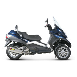 Marmitta Akrapovic Slip On Acciaio Inox omologata per Piaggio MP3 500/500LT 17-18 Marmitta Akrapovic Slip On Acciaio Inox omologata per Piaggio MP3 500/500LT 17-18