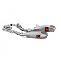 Coppia di marmitte Akrapovic Slip On Titanio omologate per Honda CRF 250R 2018 Coppia di marmitte Akrapovic Slip On Titanio omologate per Honda CRF 250R 2018