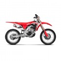 Coppia di marmitte Akrapovic Slip On Titanio omologate per Honda CRF 250R 2018 Coppia di marmitte Akrapovic Slip On Titanio omologate per Honda CRF 250R 2018