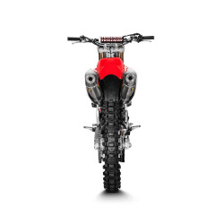 Coppia di marmitte Akrapovic Slip On Titanio omologate per Honda CRF 250R 2018 Coppia di marmitte Akrapovic Slip On Titanio omologate per Honda CRF 250R 2018