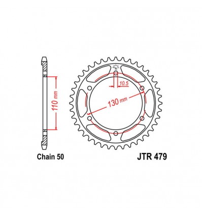 Kit catena corona e pignone DID per Yamaha XJR 1300 07-16 Kit catena corona e pignone DID per Yamaha XJR 1300 07-16