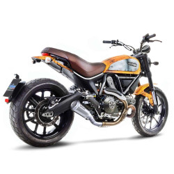 Terminale Leovince LV-10 in acciaio per Ducati Scrambler 800 Icon/Classic 15-18 Terminale Leovince LV-10 in acciaio per Ducati Scrambler 800 Icon/Classic 15-18