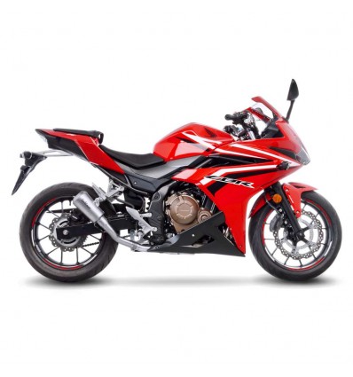 Terminale Leovince LV-10 in acciaio per Honda CB 500 F/X e CBR 500 R 16-17 Terminale Leovince LV-10 in acciaio per Honda CB 500 F/X e CBR 500 R 16-17