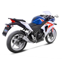 Terminale Leovince LV-10 in acciaio per Honda CBR 250 R 11-13 Terminale Leovince LV-10 in acciaio per Honda CBR 250 R 11-13