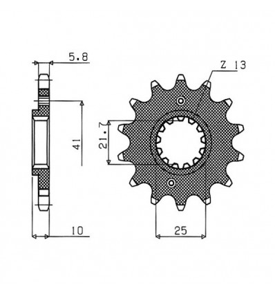 Kit catena corona e pignone DID per Honda NX 650 Dominator 89-90 Kit catena corona e pignone DID per Honda NX 650 Dominator 89-90