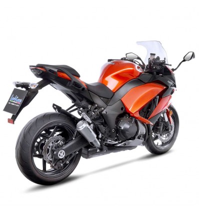Terminale Leovince LV-10 in acciaio per Kawasaki Nunja 1000/ABS, Z1000 e Z1000 SX 10-18