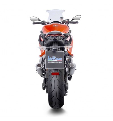 Terminale Leovince LV-10 in acciaio per Kawasaki Nunja 1000/ABS, Z1000 e Z1000 SX 10-18