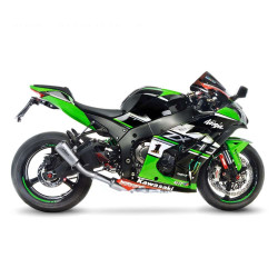 Terminale Leovince LV-10 in acciaio per Kawasaki ZX-10R e ZX-10RR 16-18 Terminale Leovince LV-10 in acciaio per Kawasaki ZX-10R e ZX-10RR 16-18