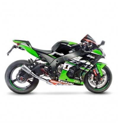 Terminale Leovince LV-10 in acciaio per Kawasaki ZX-10R e ZX-10RR 16-18 Terminale Leovince LV-10 in acciaio per Kawasaki ZX-10R e ZX-10RR 16-18