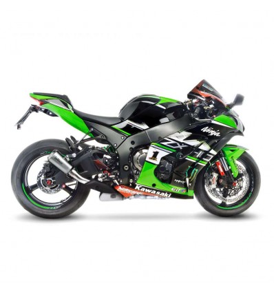 Terminale Leovince LV-10 in acciaio per Kawasaki ZX-10R e ZX-10RR 16-18 Terminale Leovince LV-10 in acciaio per Kawasaki ZX-10R e ZX-10RR 16-18