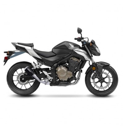 Terminale Leovince LV-10 Black Edition per Honda CB 500 F/X e CBR 500 R 16-17 Terminale Leovince LV-10 Black Edition per Honda CB 500 F/X e CBR 500 R 16-17