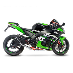 Terminale Leovince LV-10 Black Edition per Kawasaki ZX-10R e ZX-10RR 16-18 Terminale Leovince LV-10 Black Edition per Kawasaki ZX-10R e ZX-10RR 16-18