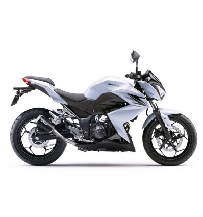 Terminale Leovince LV-10 Black Edition per Kawasaki Ninja 300 R/ABS, Z300/ABS Ninja 250/R, Z 250