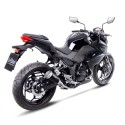 Terminale Leovince LV-10 Black Edition per Kawasaki Ninja 300 R/ABS, Z300/ABS Ninja 250/R, Z 250