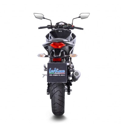 Terminale Leovince LV-10 Black Edition per Kawasaki Ninja 300 R/ABS, Z300/ABS Ninja 250/R, Z 250