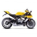 Terminale Leovince LV-10 Black Edition per Yamaha YZF 1000 R1 17-18