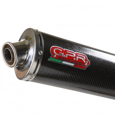Terminale GPR Carbonio Ovale Classic per Honda NX 650 Dominator Terminale GPR Carbonio Ovale Classic per Honda NX 650 Dominator