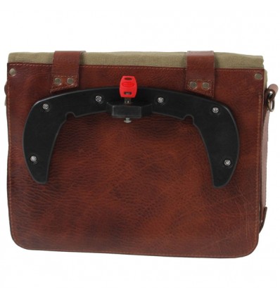 Valigia laterale in pelle e tessuto Hepco & Becker Legacy 11 litri Valigia laterale in pelle e tessuto Hepco & Becker Legacy 11 litri