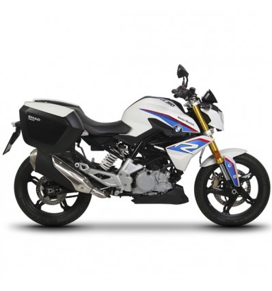Portavaligie laterale Shad 3P per valigie SH36 su BMW G310 GS Portavaligie laterale Shad 3P per valigie SH36 su BMW G310 GS