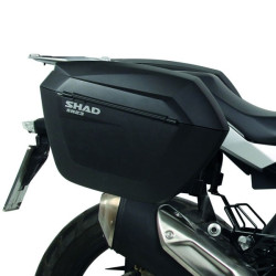 Portavaligie laterale Shad 3P per valigie SH36 su BMW G310 GS Portavaligie laterale Shad 3P per valigie SH36 su BMW G310 GS