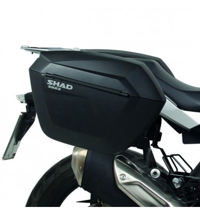 Portavaligie laterale Shad 3P per valigie SH36 su BMW G310 GS Portavaligie laterale Shad 3P per valigie SH36 su BMW G310 GS