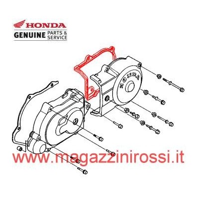 Guarnizione carter frizione Honda 50cc Dio ZX93, SC, GP, SP Guarnizione carter frizione Honda 50cc Dio ZX93, SC, GP, SP